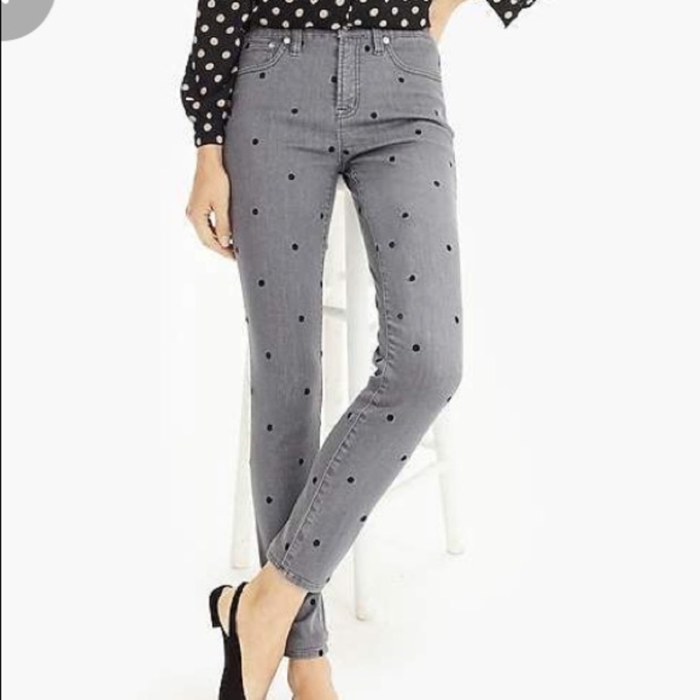 J.Crew High Rise Toothpick Jean